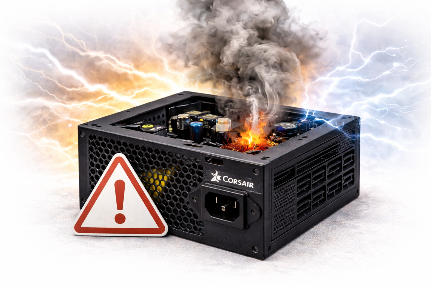 Computergeeks-voeding-reparatie-voeding-vervangen